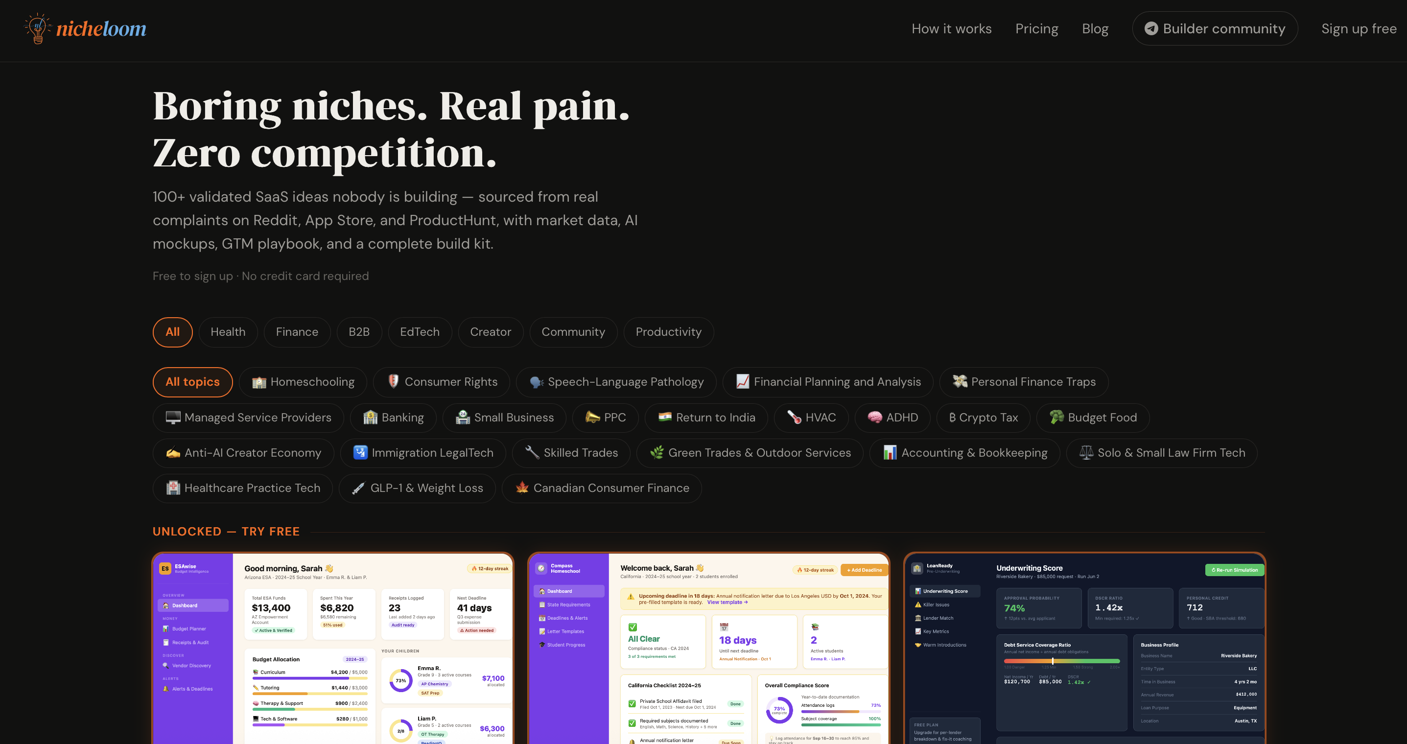 Nicheloom social preview